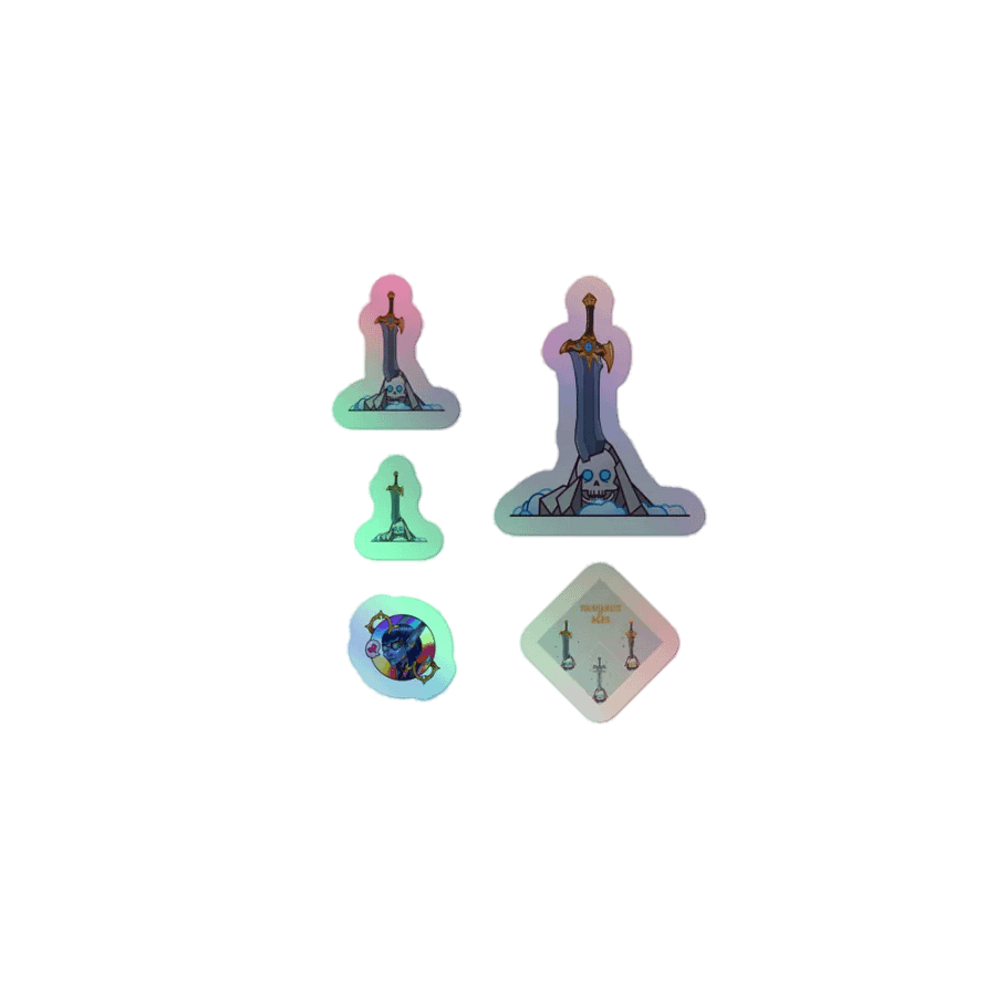 Sword in the Skull - Quel'Serrar Variation - Holo Sticker Sheet product image (1)