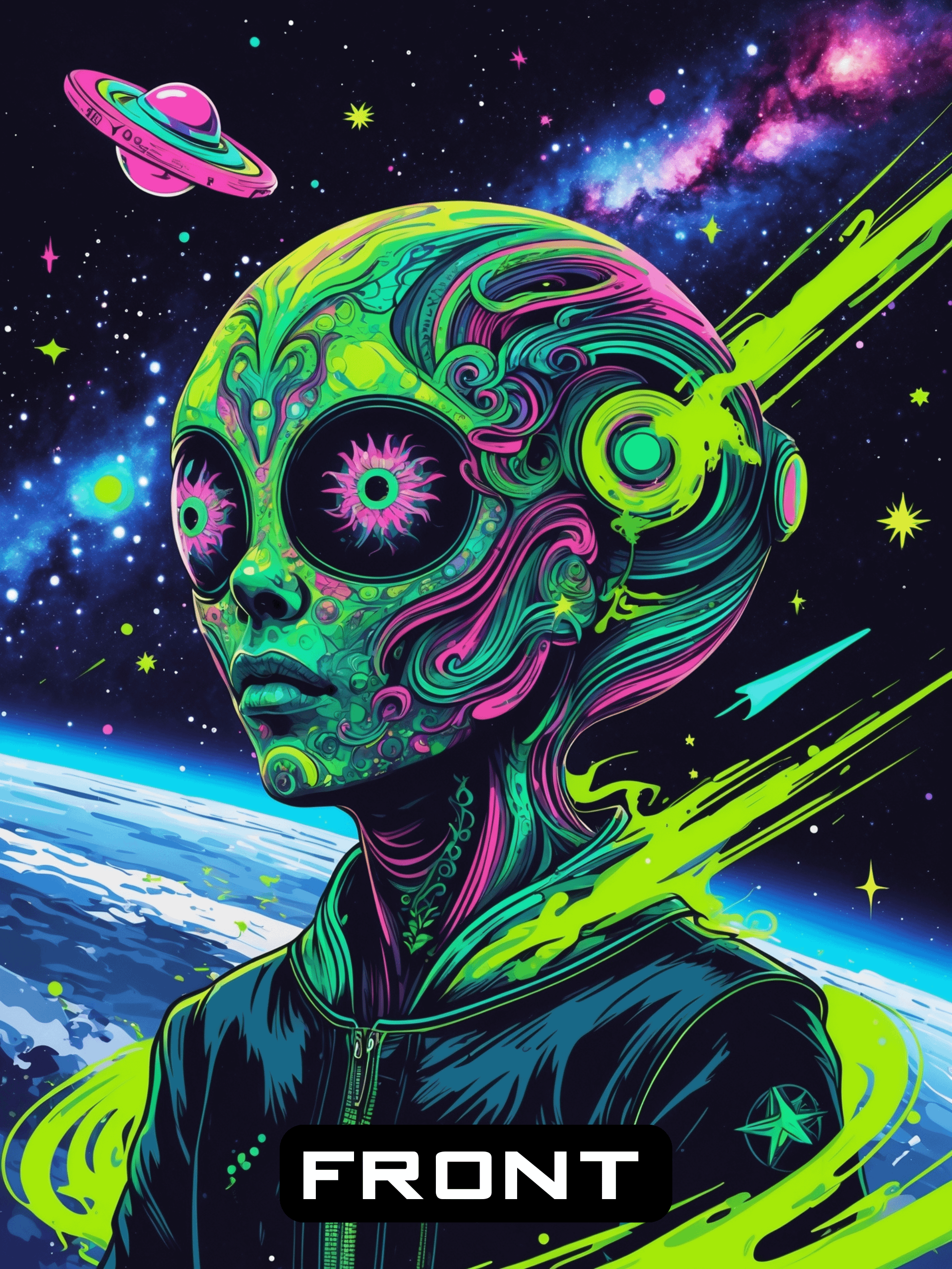 🌑 Nebula Dreams and Nacho Screams – Visions in cheese and stardust product image (1)