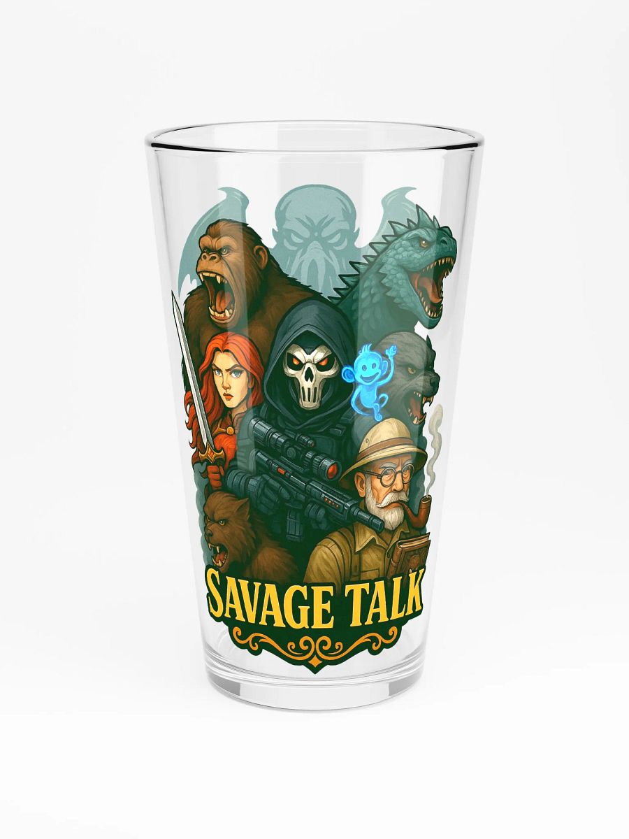 Savage Talk Channel Pint Glass product image (3)