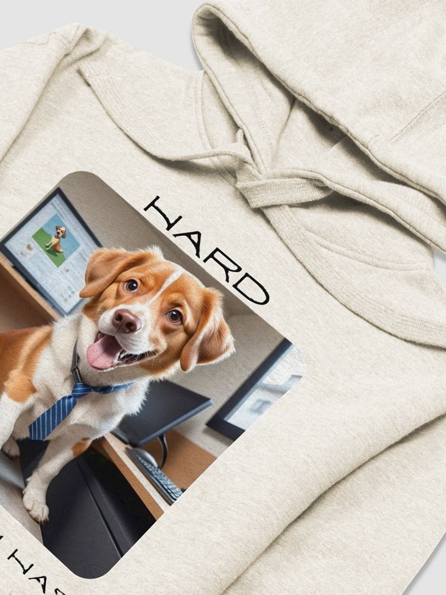 Dog Works Hard Unisex Hoodie product image (9)