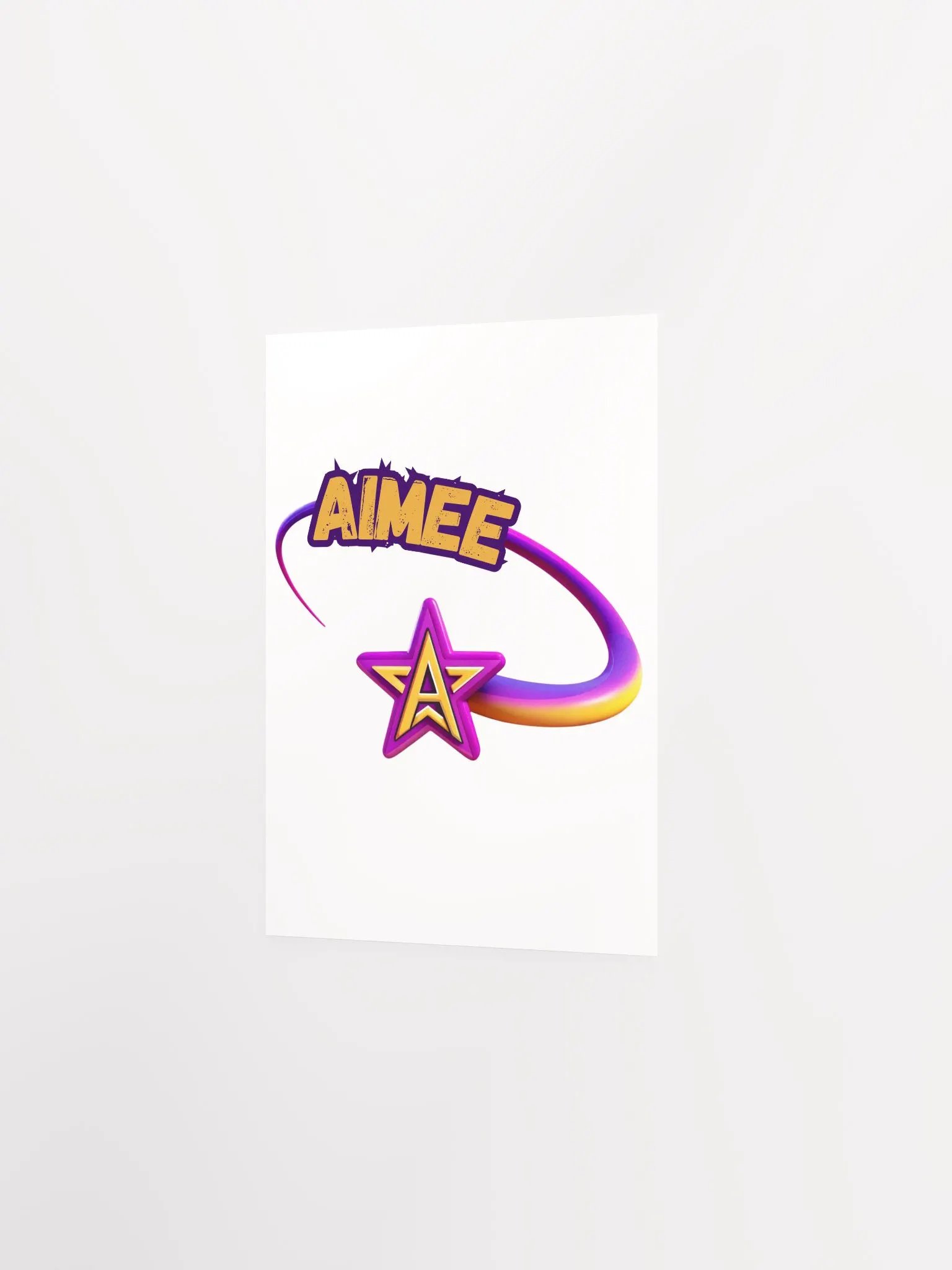 🌟 Aimee Star Poster – Shine Bright! 💜 product image (20)