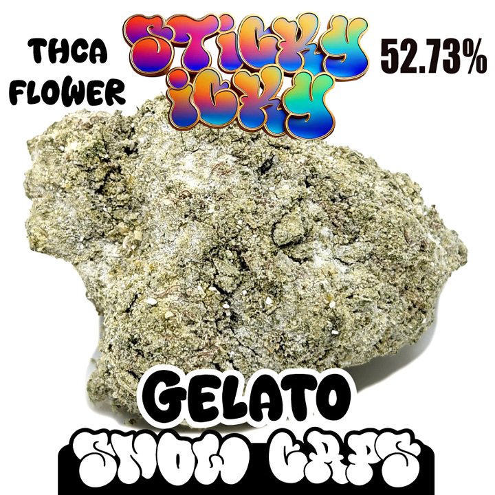 Sticky Icky - THCA Snow Caps Flower - 1/4lb & 1lb product image (2)