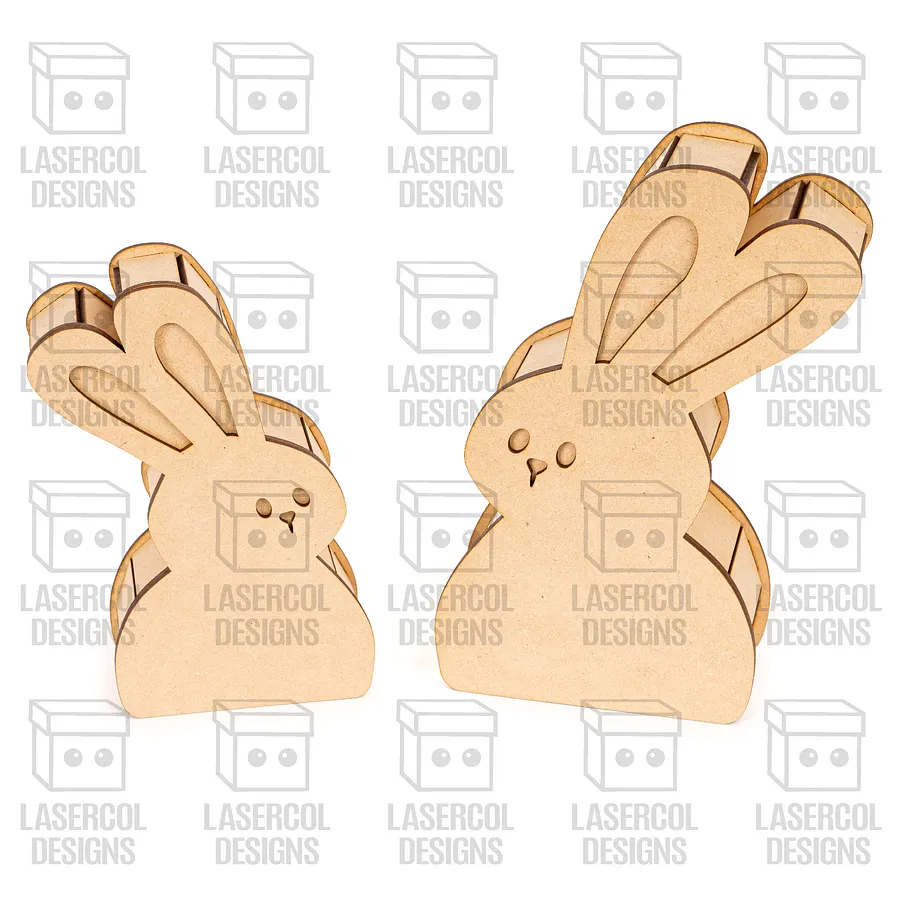 Easter Bunny Shaped Boxes Set 2 - Laser Cut Files product image (2)