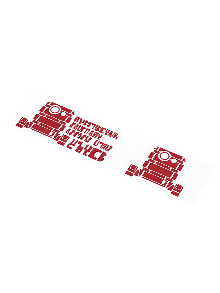 Sheet of 2 stickers featuring B2EMO in Bazeese product image (1)