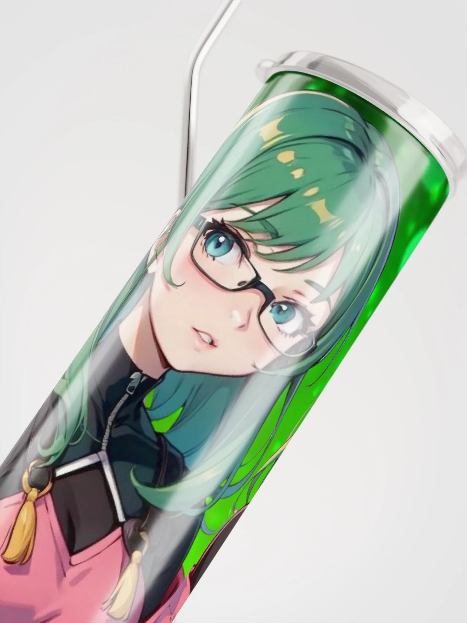 (Green WAIFU) K Stainless Steel Tumbler product image (4)