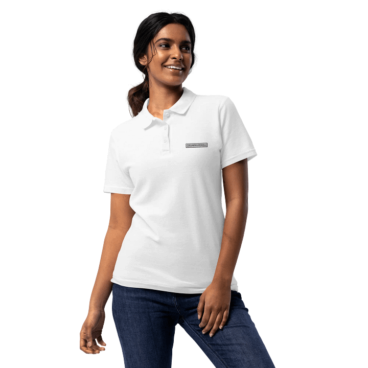 Columbia Road Classic Women's Polo (White) product image (2)