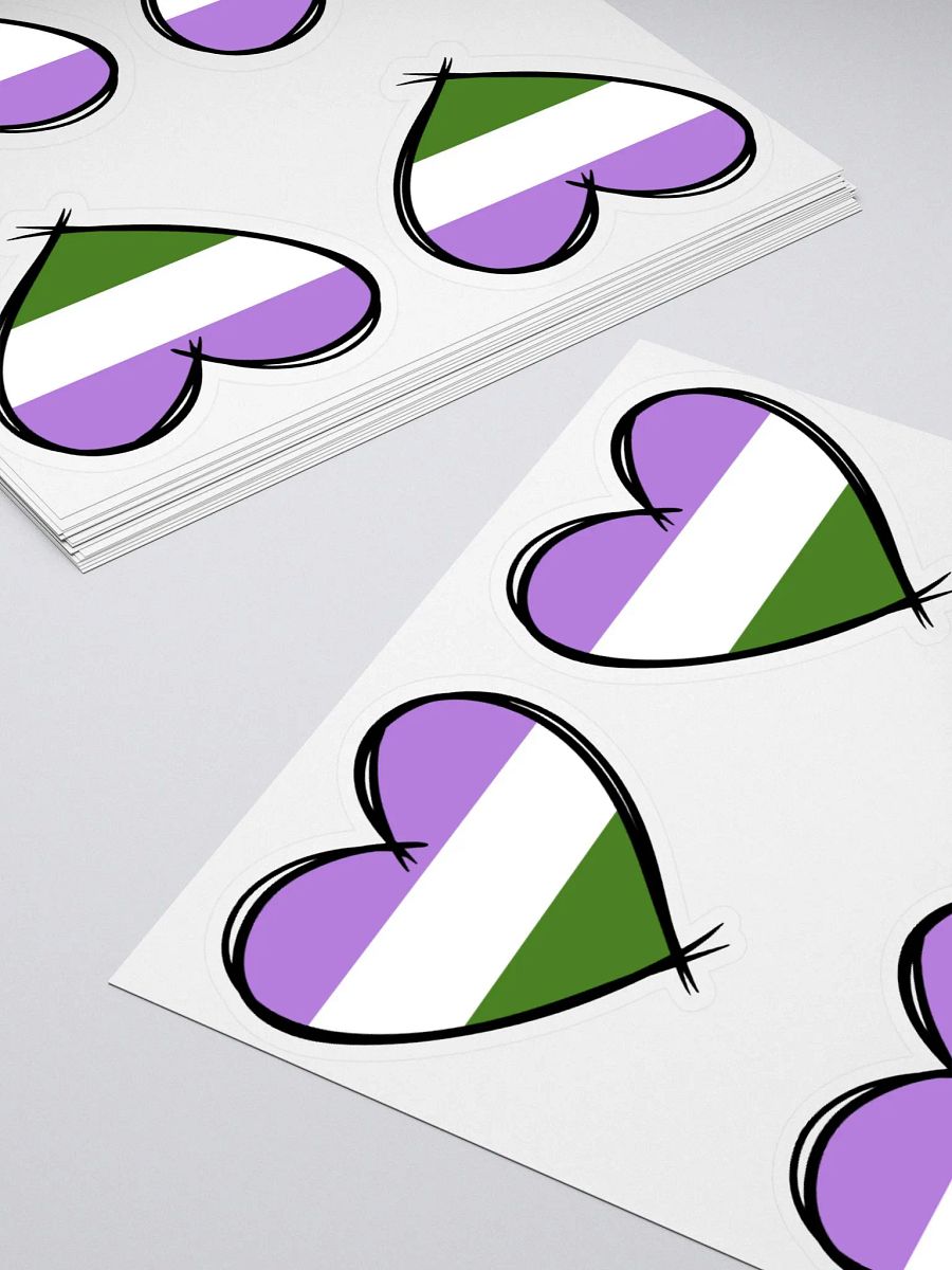 Gender Queer Pride Stickers product image (8)