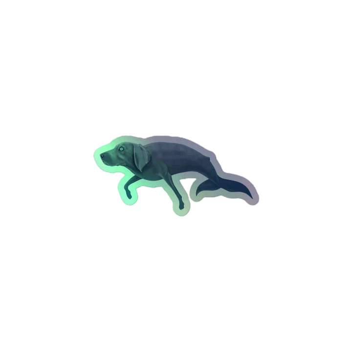 Whalemeriner Holo Sticker product image (1)