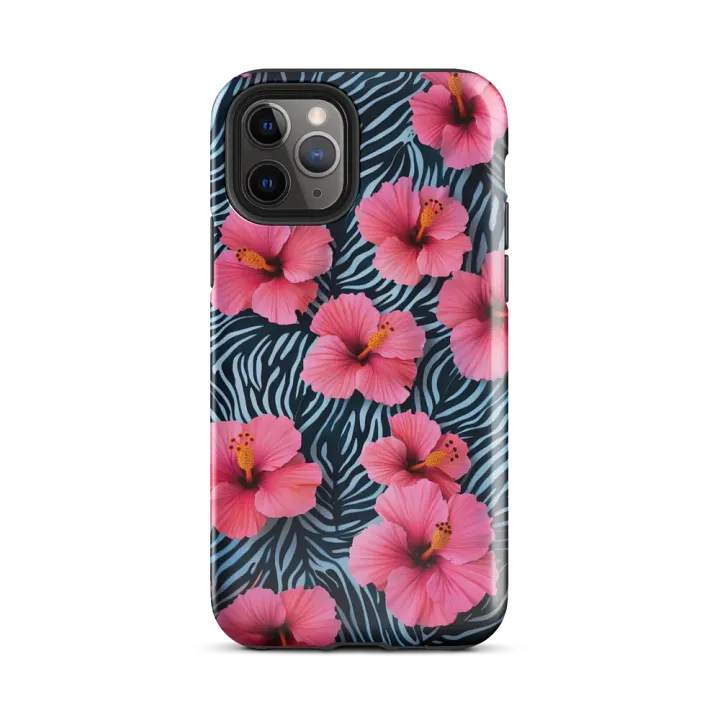 Red Hibiscus Tropical - Tough Phone Case product image (2)