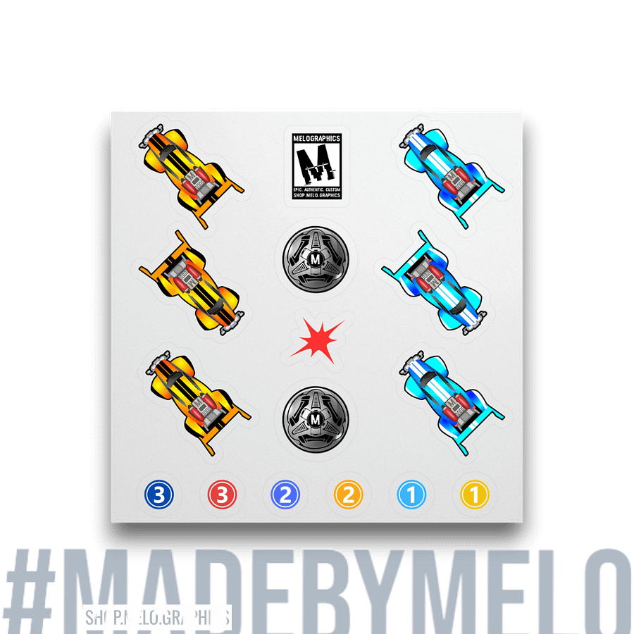 Carball Goals Training Playbook - Stickers & Printable Field Map Pack (Digital) | #MadeByMELO product image (4)