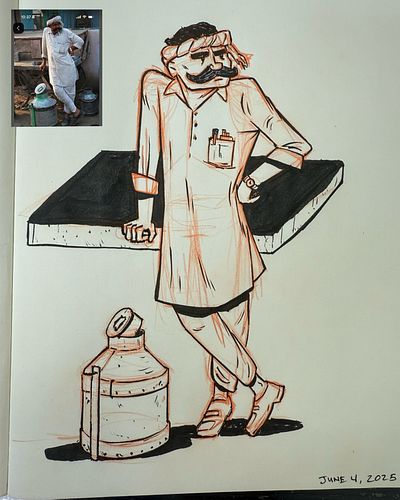 A few days I was drawing and I really felt rusty. It made me really want to get back into drawing daily. So I’ve started the ...