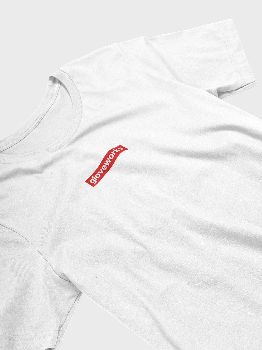 gloveworks Rectangle Classic (Red) - White T-Shirt product image (3)