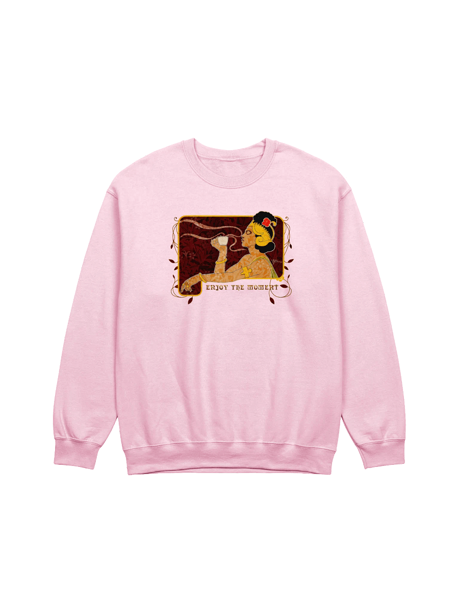 Coffee Moment Art Nouveau Crewneck Sweatshirt product image (17)