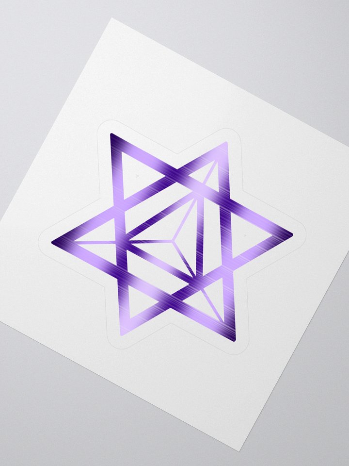 Merkaba | Cosmic Symmetry Kiss Cut Stickers | Sacred Geometry product image (4)