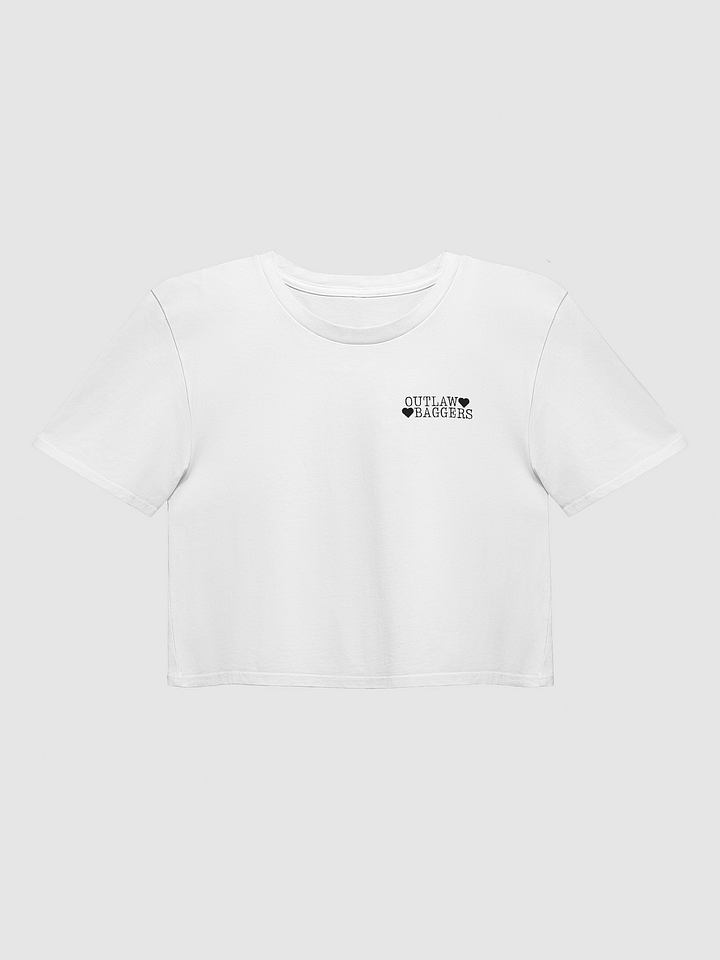 Outlaw Baggers Women Rule Crop Top Tee product image (2)