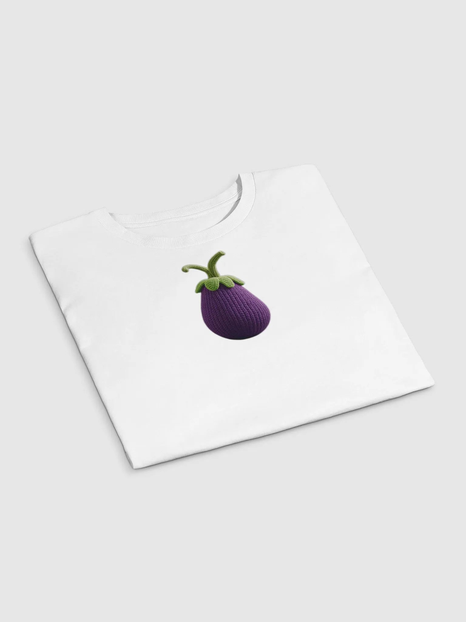 CozyAvocado Women's Premium Egg Plant Crop Top #6 product image (3)