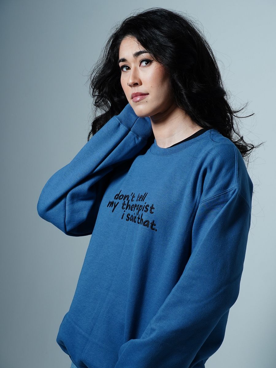 Conducive Crewneck Sweatshirt (Embroidered - Dark Thread) product image (6)