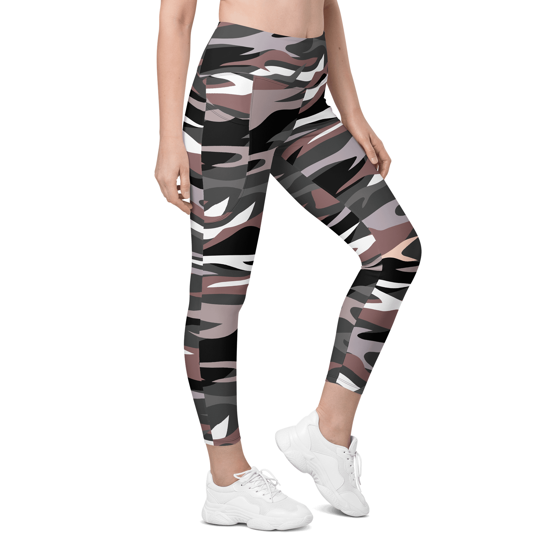 She’s The Veteran Camo Leggings with Pockets product image (4)