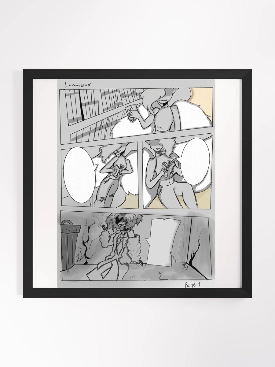 **LIMITED EDITION OF 20** Lunabox: Page 1 Teaser Print Framed Poster product image (1)