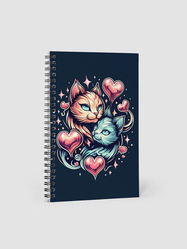 Feline Magic Love Spiral Notebook product image (1)