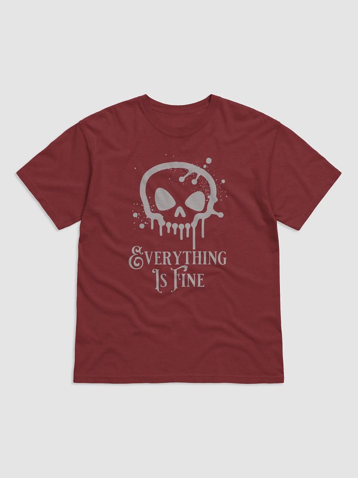 Everything is Fine Skull Design Comfort Colors T-Shirt product image (2)