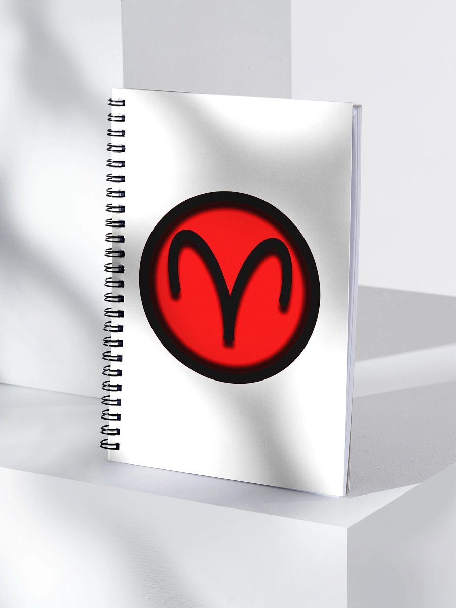 Aries Zodiac Spiral Notebook product image (4)