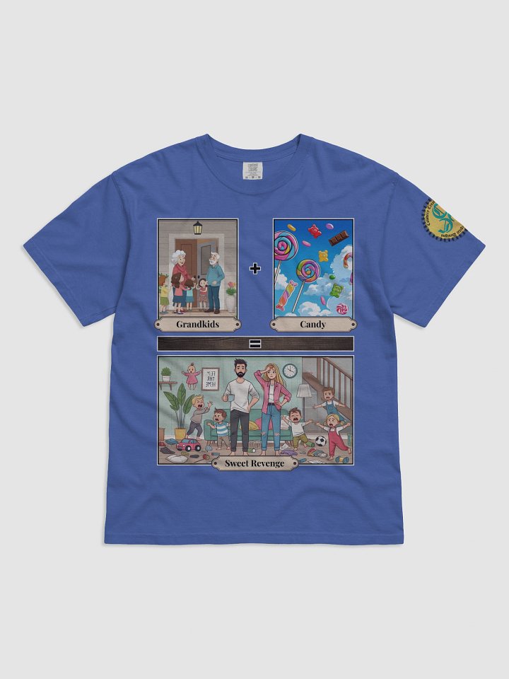 Grandkids + Candy = Sweet Revenge (Both) Comfort Colors Garment-Dyed Heavyweight T-Shirt Colors (2) product image (31)