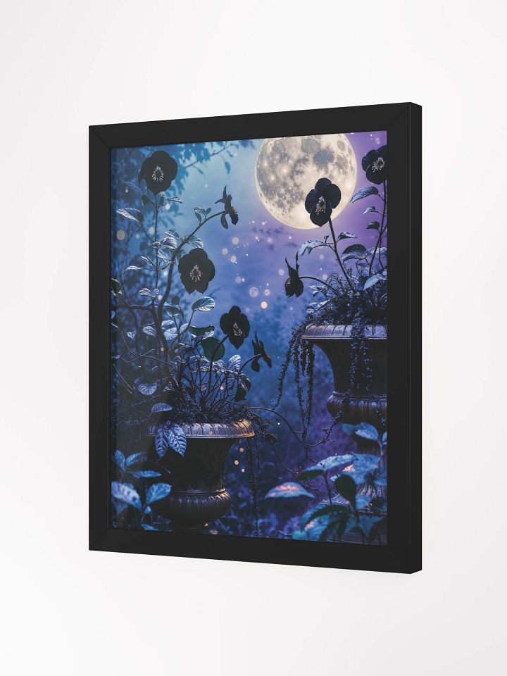 Lunar Garden Nocturne Framed Print product image (11)
