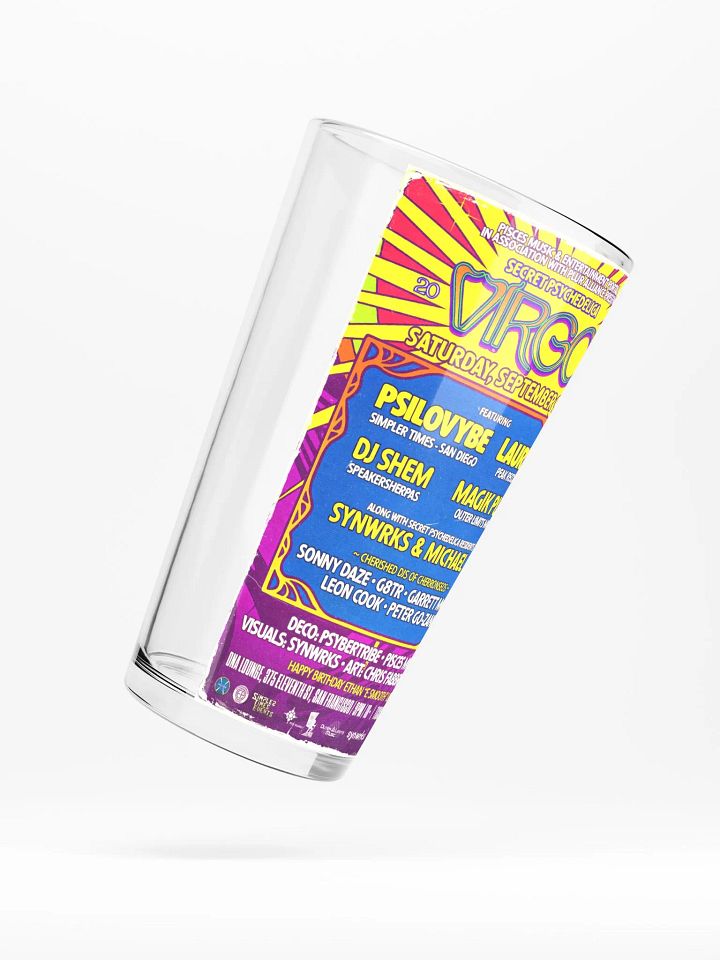 Virgo 2023 Shaker Pint Glass product image (2)