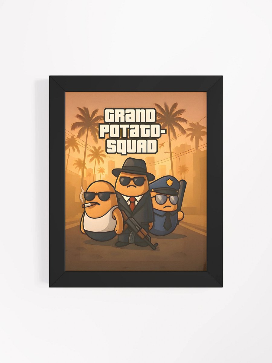 GRAND POTATO-SQUAD – Premium Poster Framed product image (4)