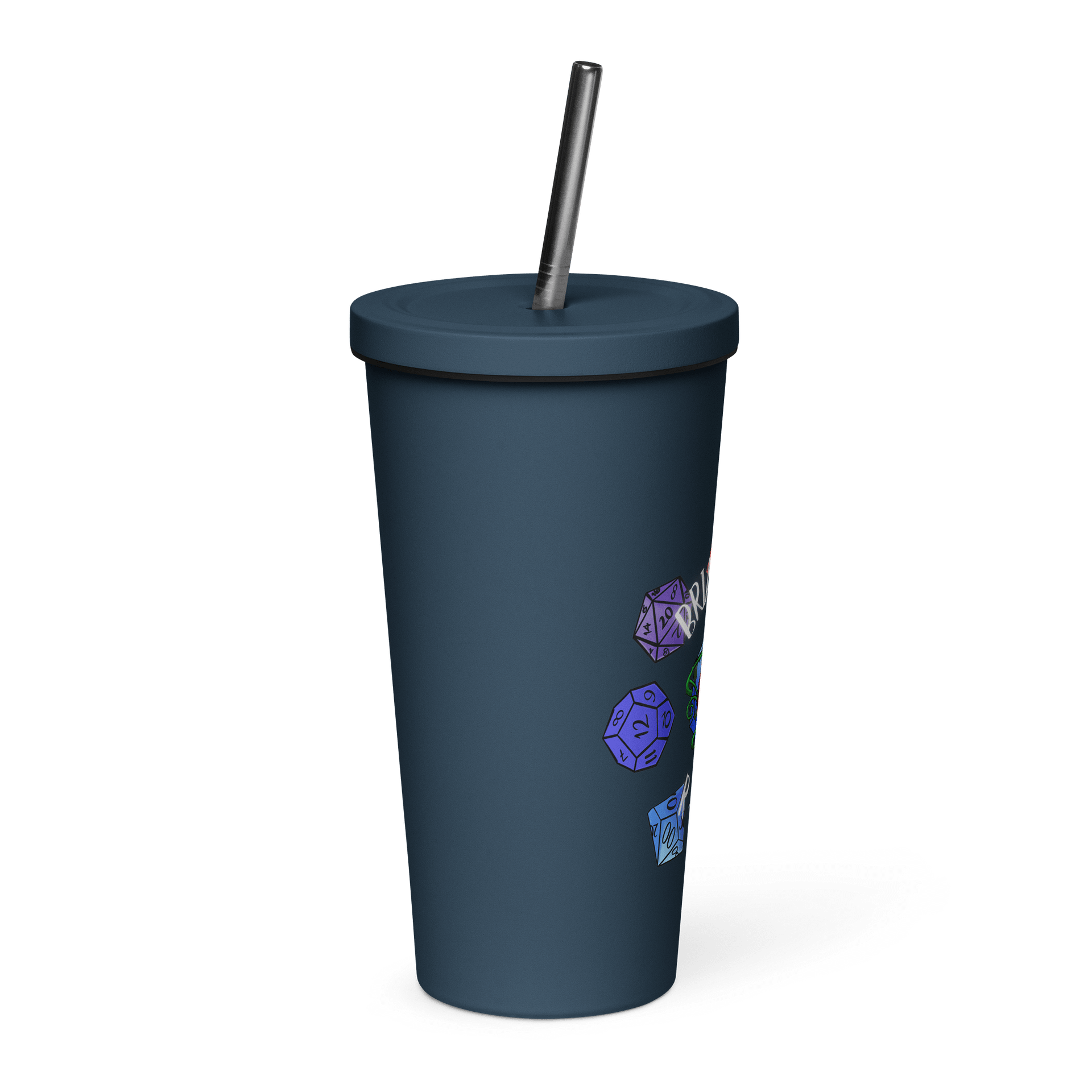 BriarHart RPG Insulated Tumbler - Navy - PRIDE 2025 product image (4)