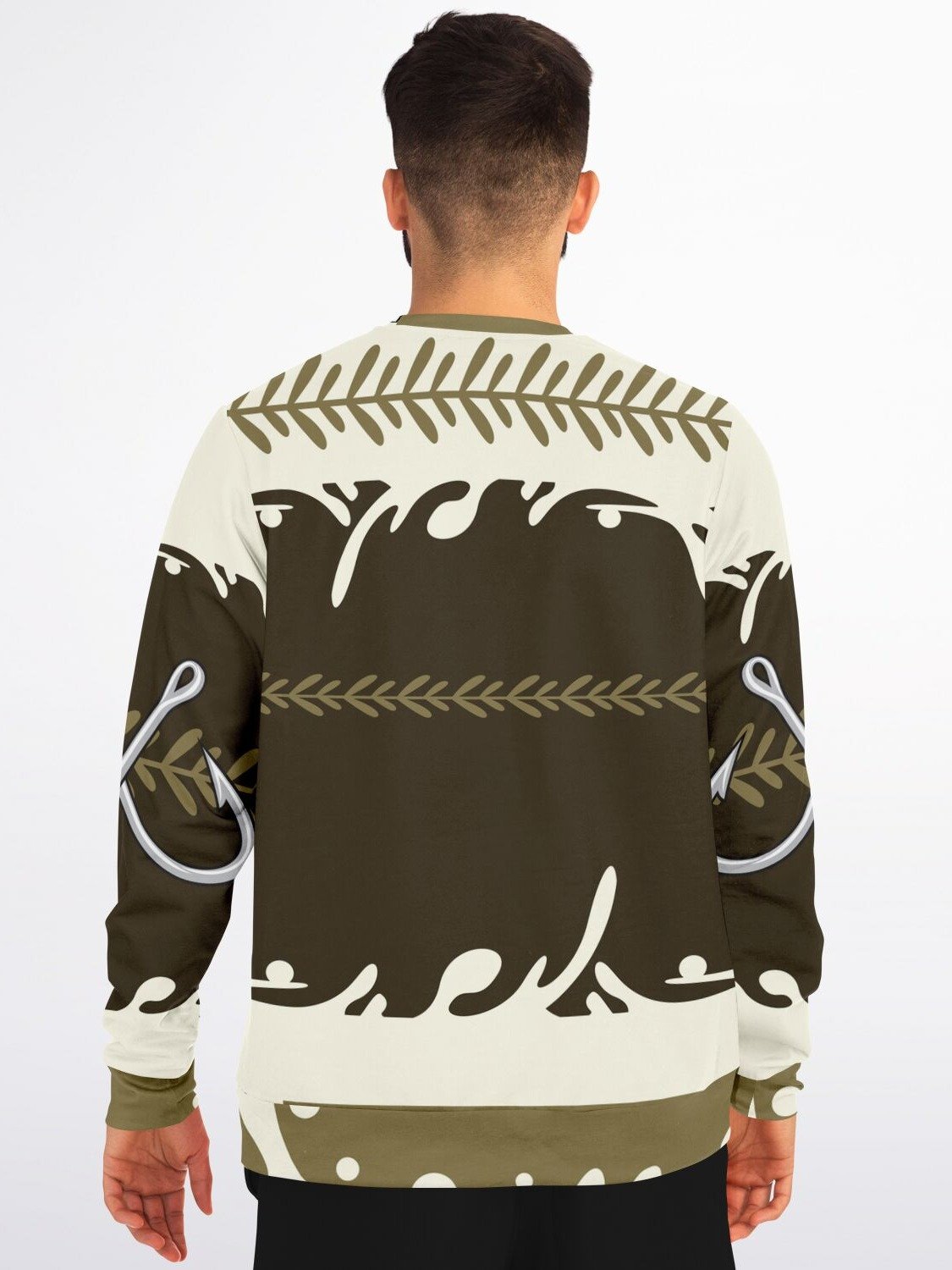 "I’d Much Rather Be Fishing" Sweatshirt - Vintage Fisherman Graphic | Cozy Outdoors Gift for Fishing Lovers | Stylish Unisex Sweatshirt product image (2)