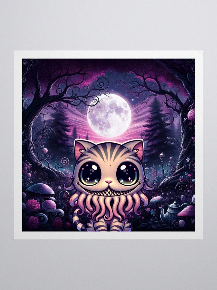 We're All Mad Here - Cheshire Cthulhucat Sticker product image (2)
