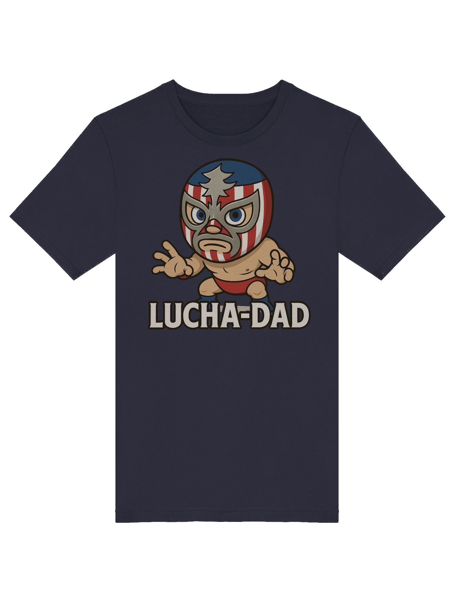 Lucha-Dad Masked Wrestler T-Shirt product image (45)