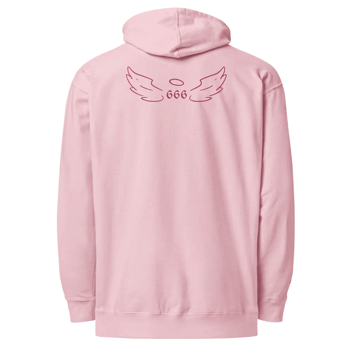 Independent Hoodie 666 Hoodie - Hot Pink Thread Embroidery product image (1)