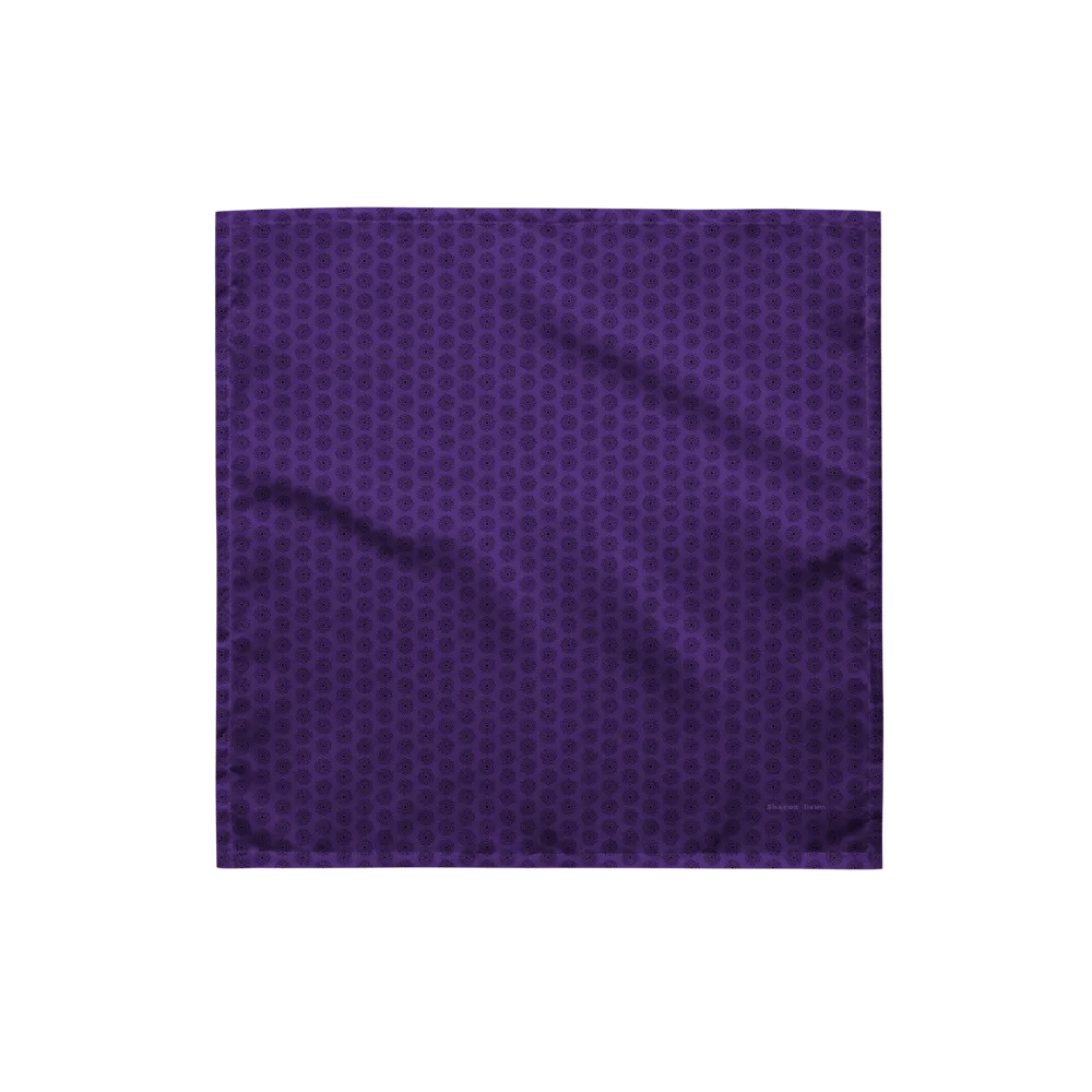 Deep Purple Mandala Bandana product image (2)