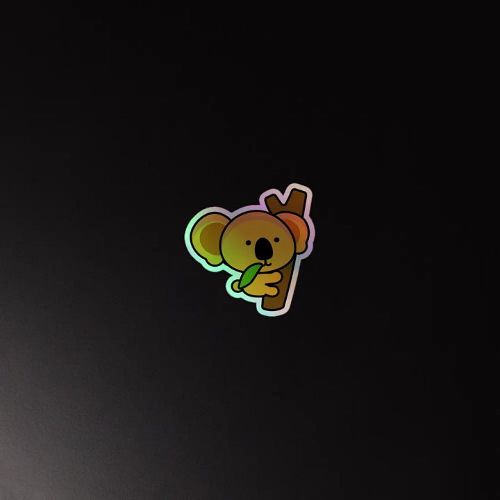 Koala Hug Holographic Sticker Sheet product image (4)