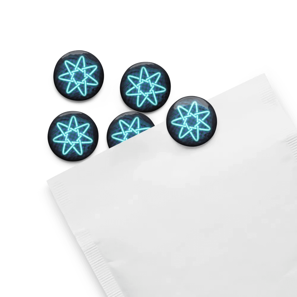 Neon Septagram Pin (5-Pack) product image (2)