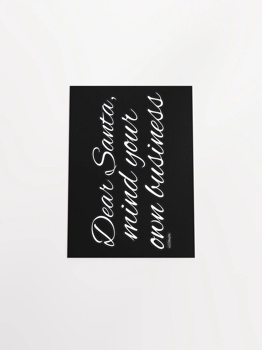 DEAR SANTA, MIND YOUR OWN BUSINESS product image (4)