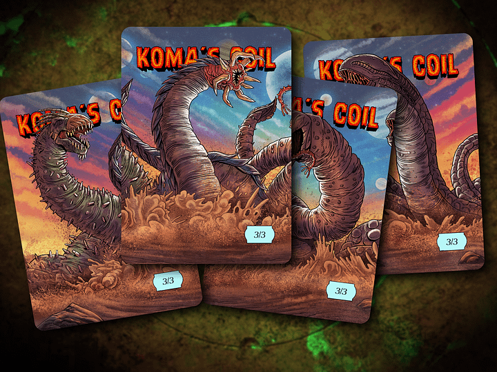 Koma's Coil (Set of 4) Full Art Tokens! product image (2)