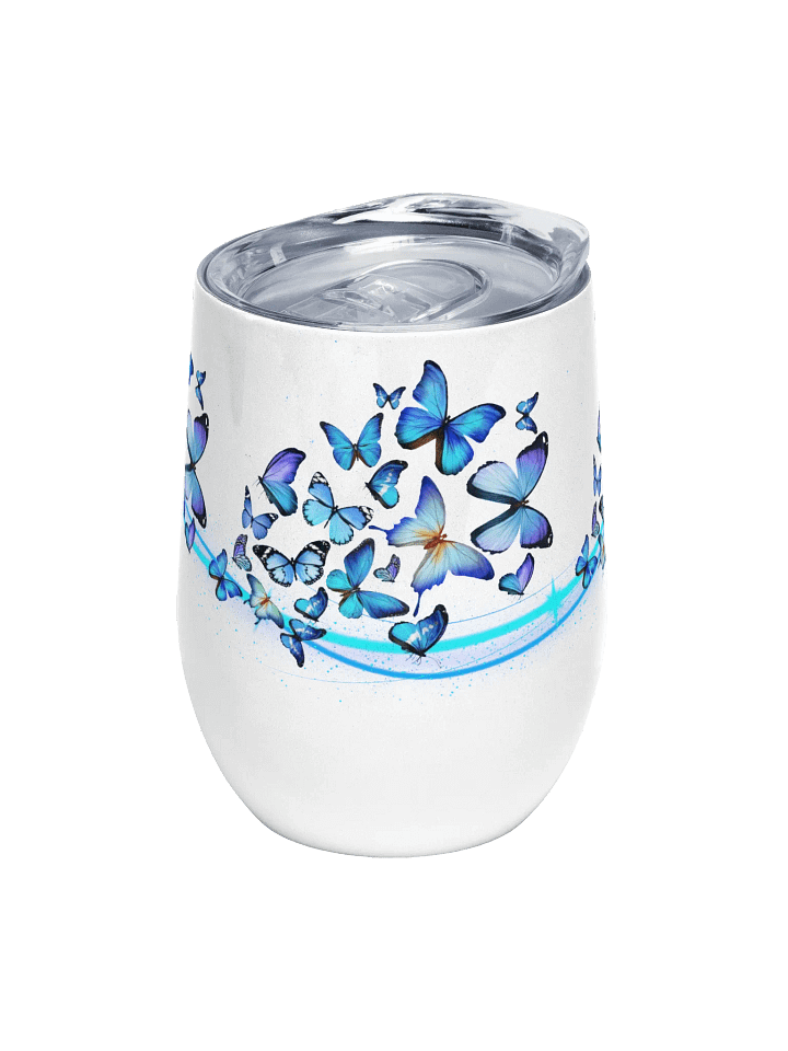 Butterfly Bliss Wine Tumbler gift for moms ladies friends daughters product image (1)