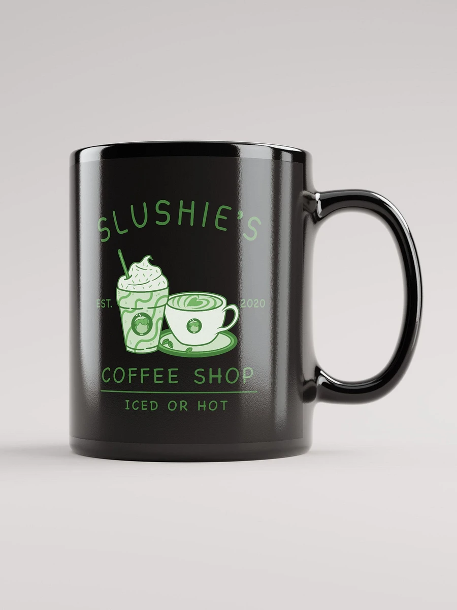 Slushie's Coffee Shop (Green) | Black Mug product image (2)