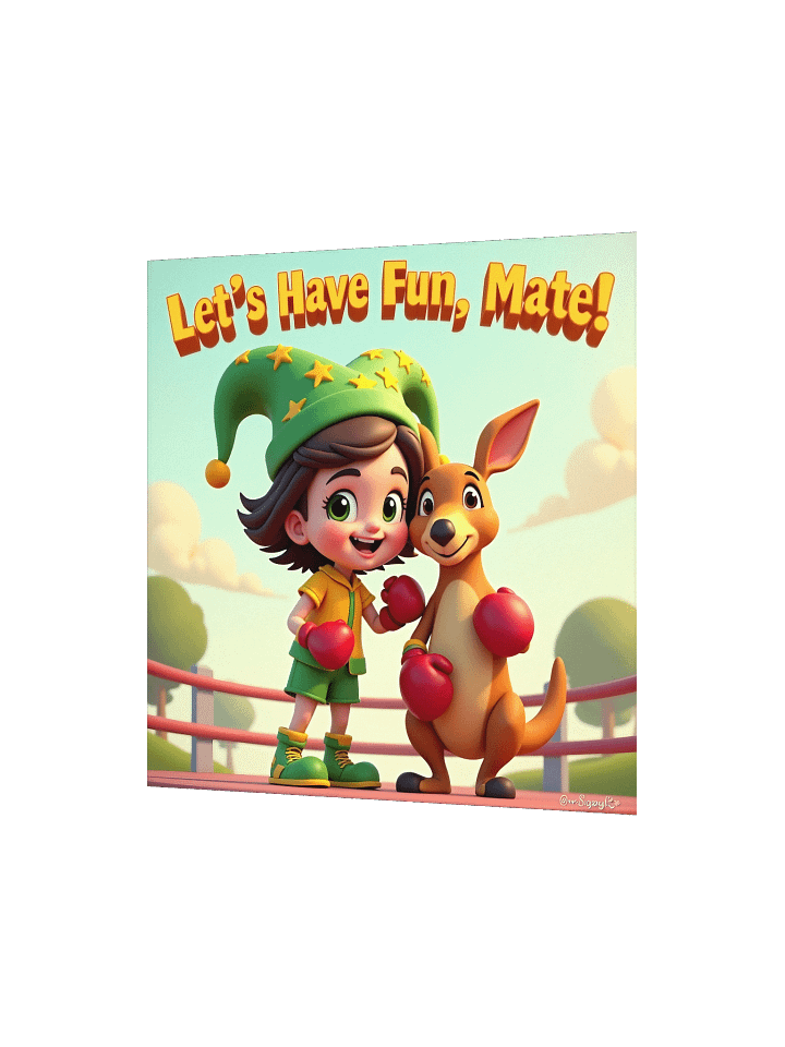 JessyJesty “Kanga Kick!” Enhanced Matte Poster – Aussie Energy for Curious Kids! product image (6)