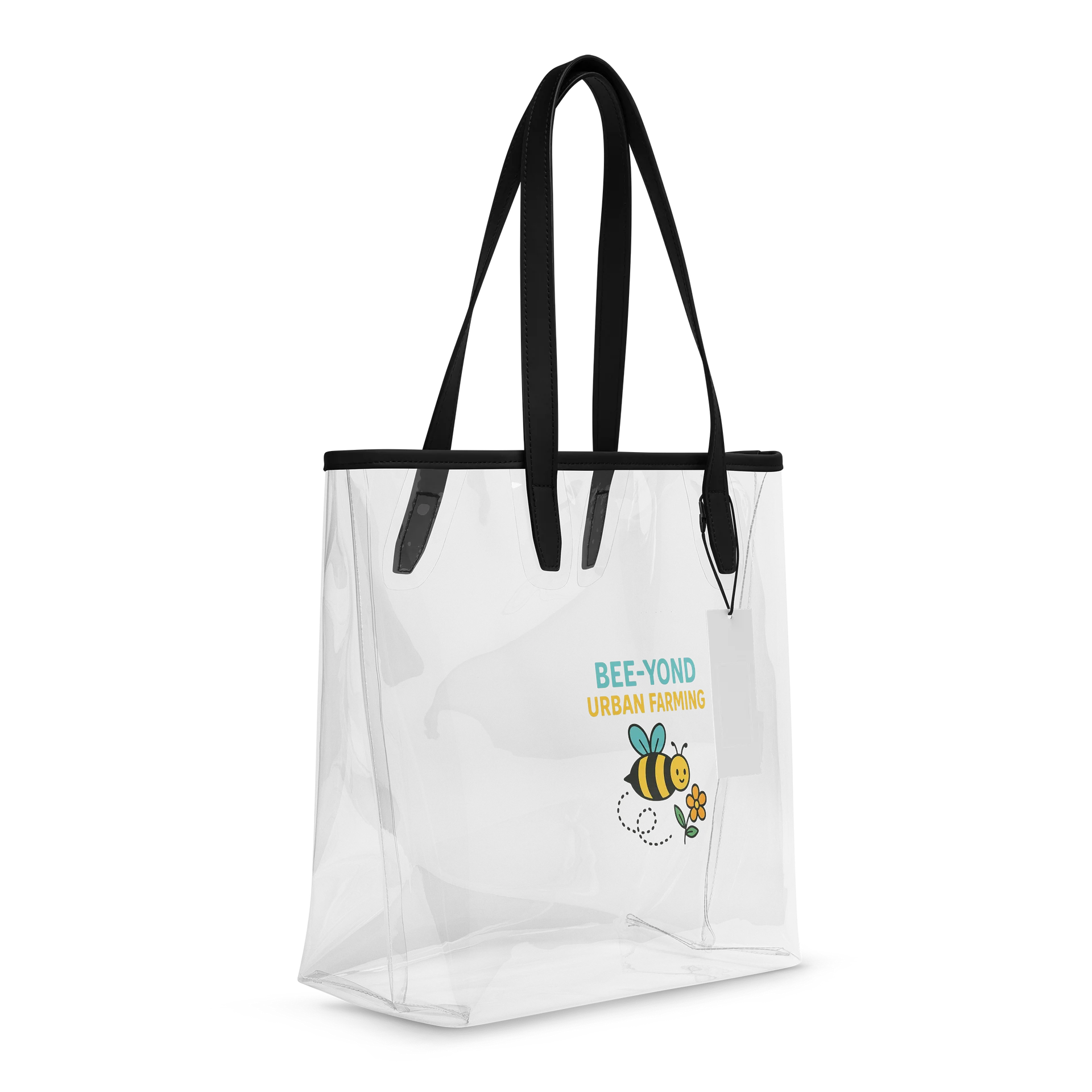 BEE-YOND Urban Farming Clear Tote Bag product image (6)