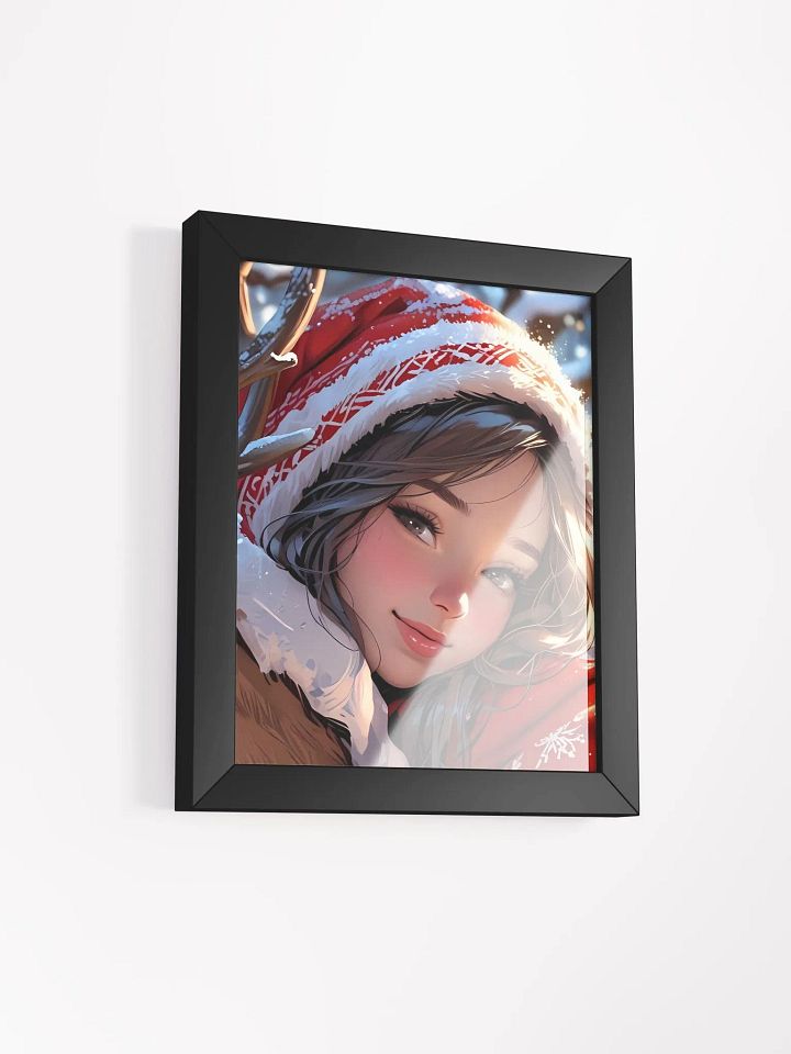 Cute anime girl Christmas Framed Poster product image (6)