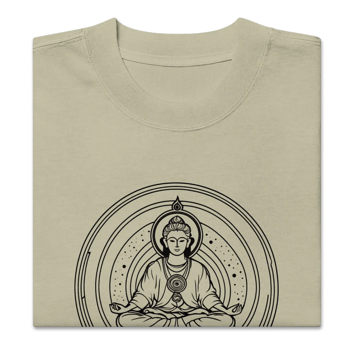 [Meditation 3 - Black] Oversized T-Shirt product image (16)