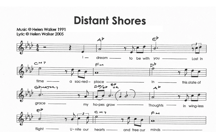 Distant Shores (Lead Sheet) product image (1)