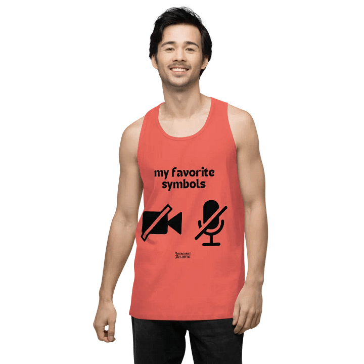 Introvert Symbols Comfort Tank Top product image (11)