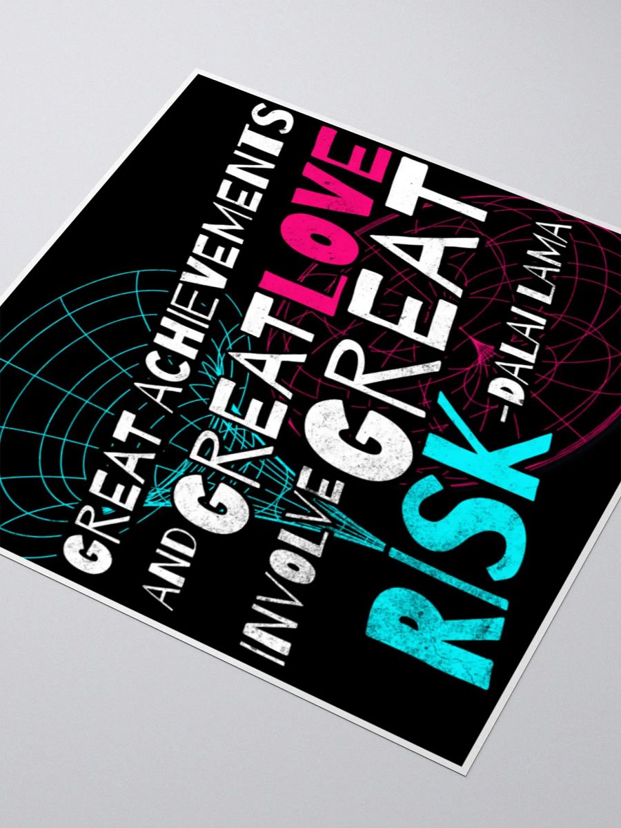 Risk & Love Quote Sticker Set product image (9)