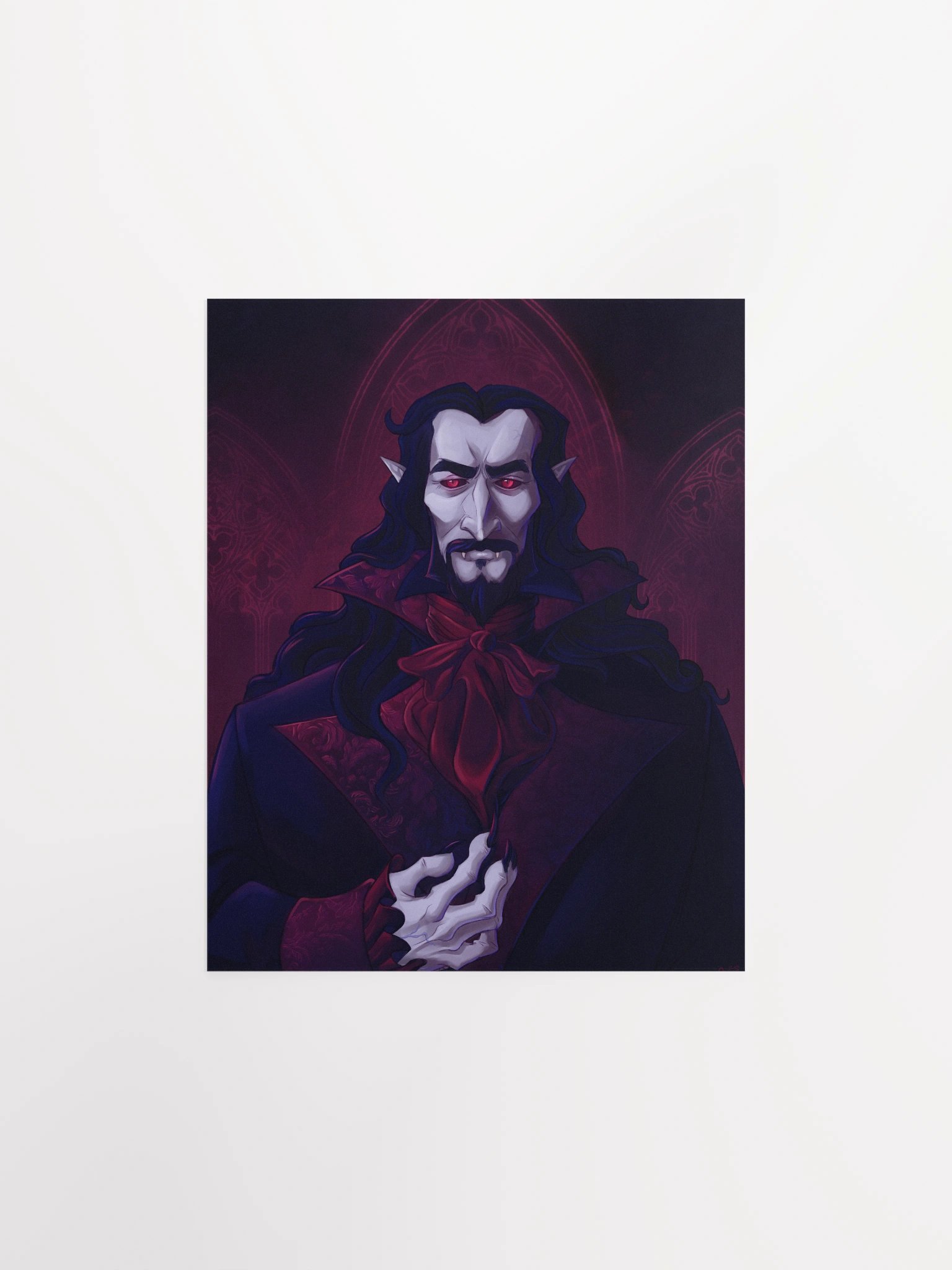 Dracula, Dark Lord of the Vampires Print | Sizes 8x10, 12x18, 18x24 product image (1)